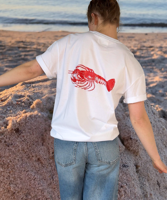 T-Shirt Weiß "salty lifestyle"
