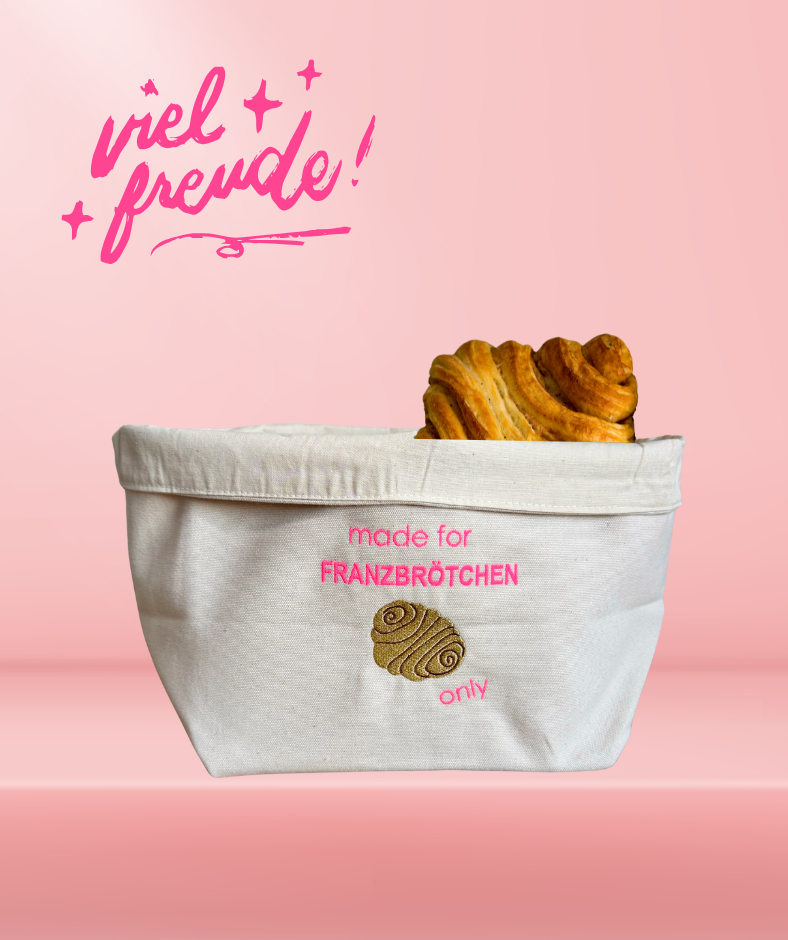 Brotkorb "Franzbrötchen Pink"