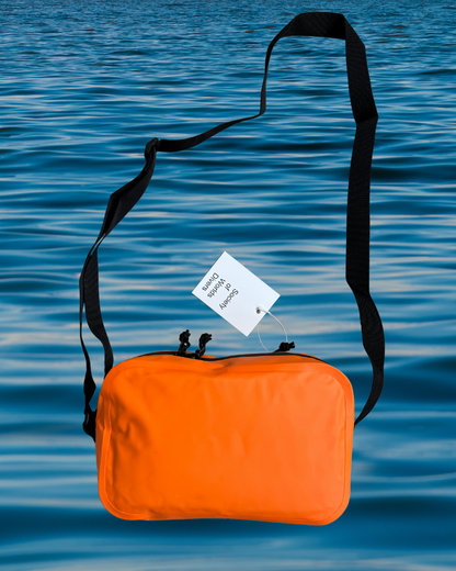 Wasserdichte Crossbodybag "Orange"