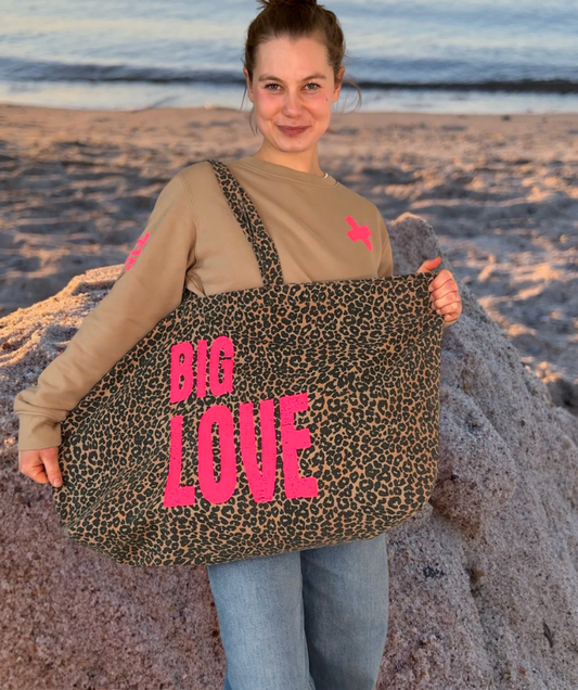 Big Bag - Strandtasche - Sommertasche Leo "Big Love"