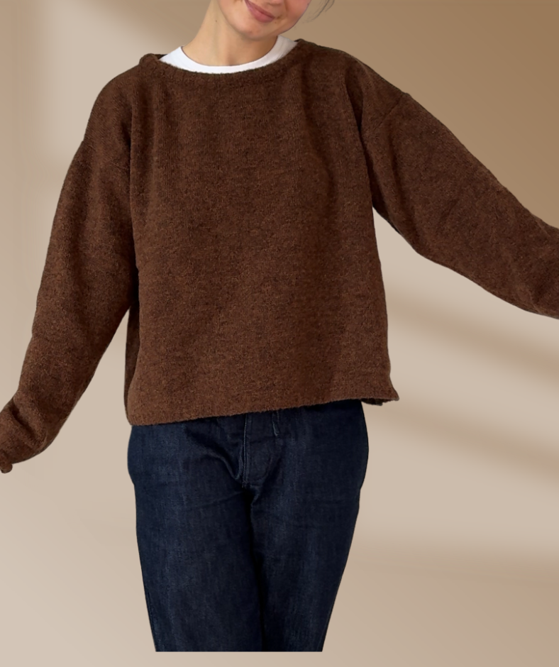 Strickpullover "Schoko Braun"