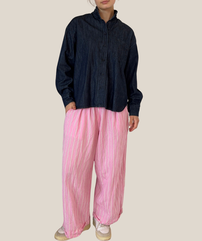 Jeansbluse / Denimhemd