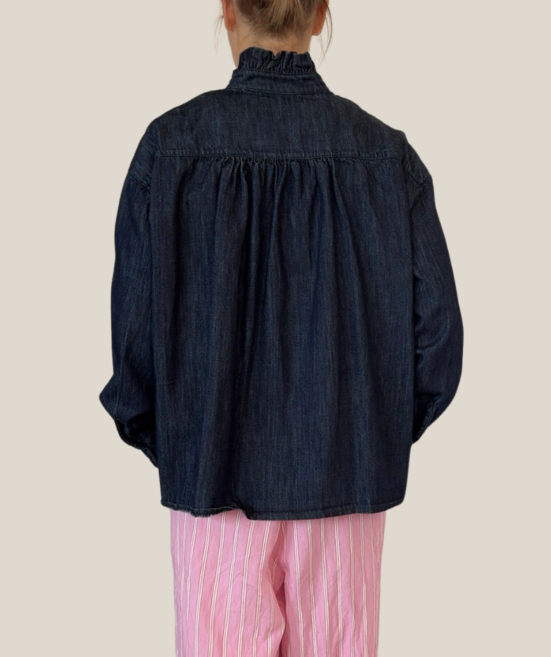 Jeansbluse / Denimhemd