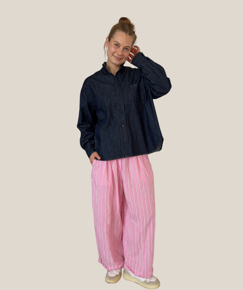 Jeansbluse / Denimhemd
