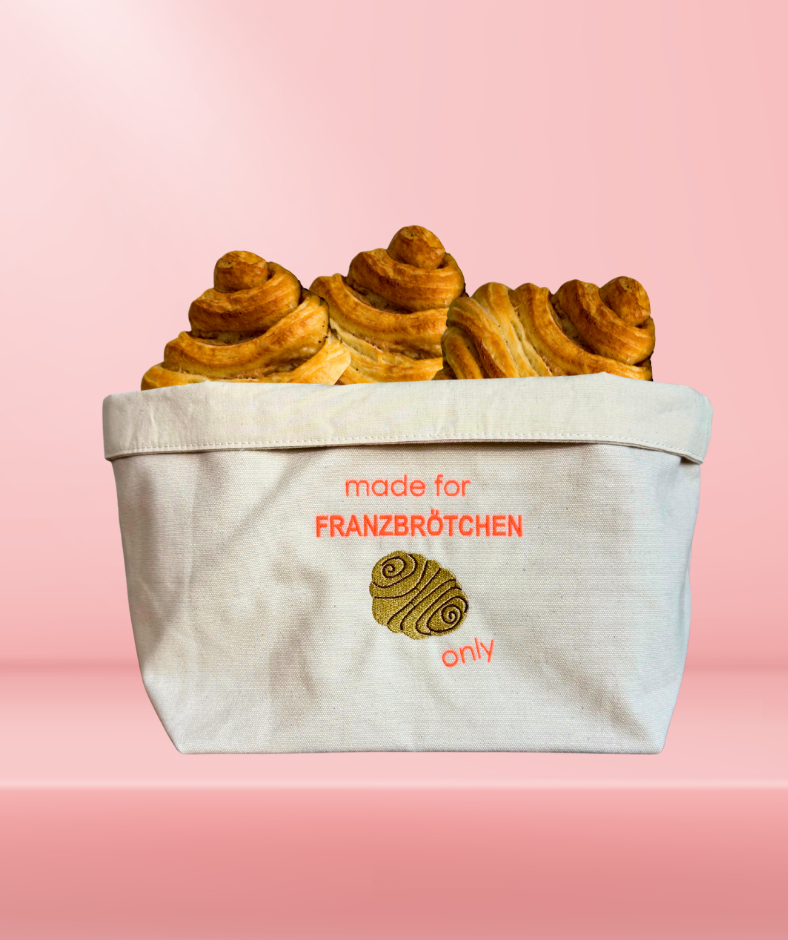 Brotkorb "Franzbrötchen Orange"