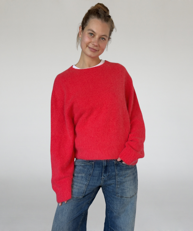 Strickpullover boxy rot
