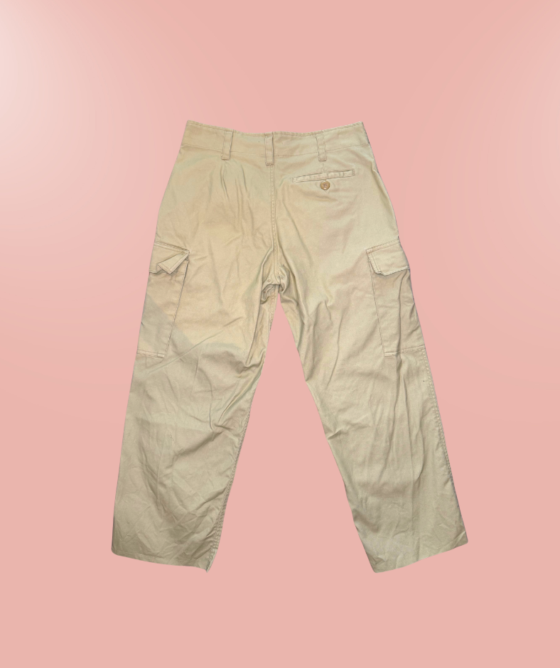 Cargohose Beige