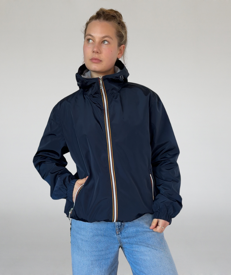 Alltagsjacke blau mit Innenfutter