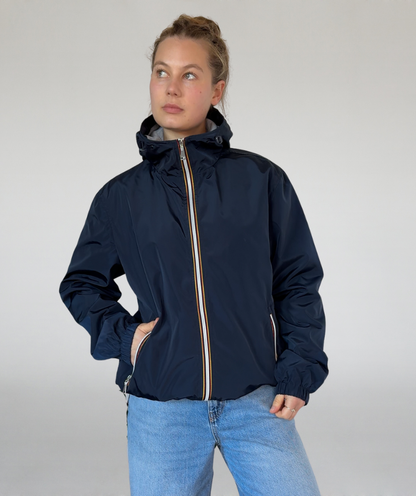Alltagsjacke blau mit Innenfutter