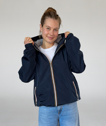 Alltagsjacke blau mit Innenfutter