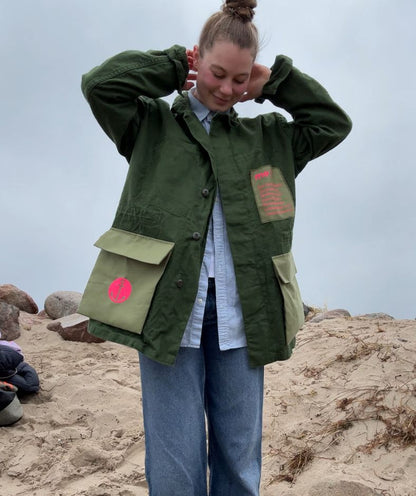 Jacke Khaki "Seegang"