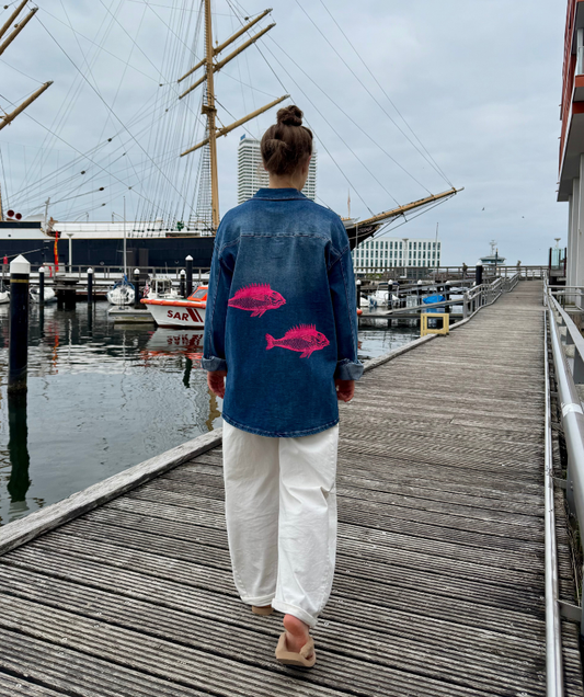 Denimhemd / Overshirt "Ahoi"