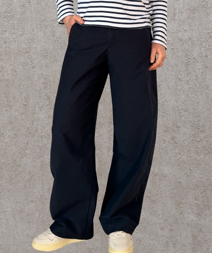 Barrel Leg Hose "Navyblau"