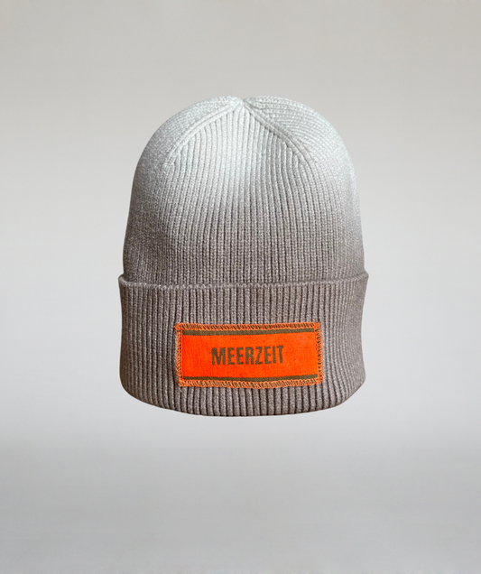Mütze dip dye beige "Meerzeit"