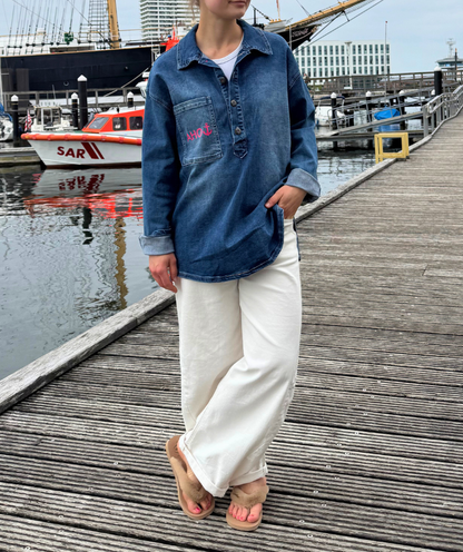 Denimhemd / Overshirt "Ahoi"