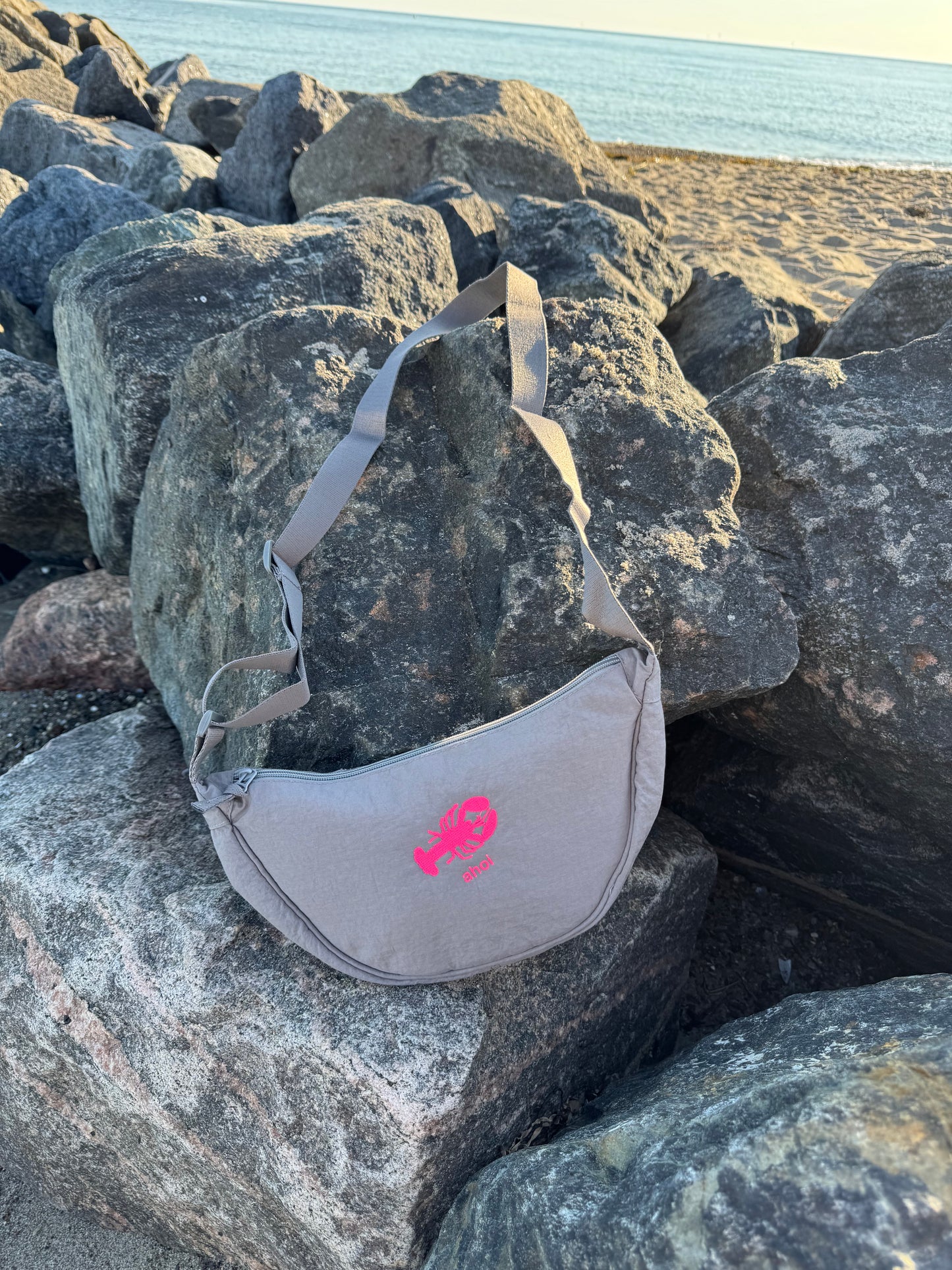 Crossbodybag grau „ahoi“
