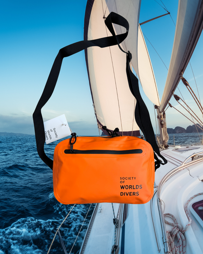 Wasserdichte Crossbodybag "Orange"
