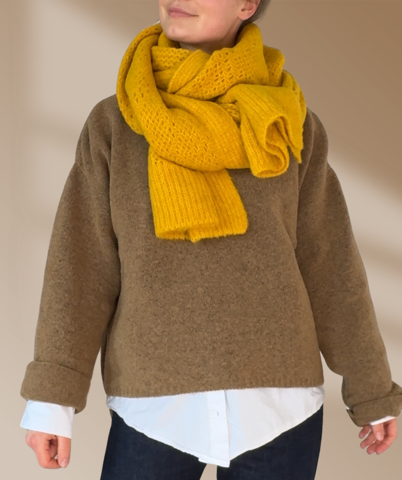 Strickschal "Gelb"