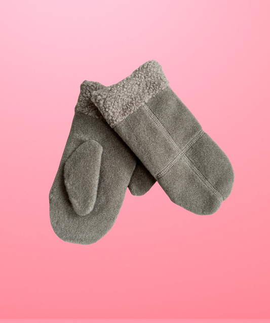 Fausthandschuhe Teddy "Beige"