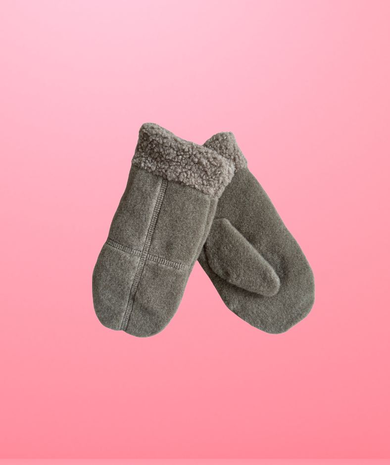 Fausthandschuhe Teddy "Beige"