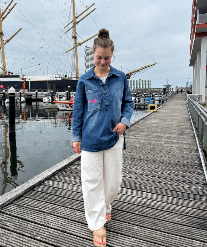 Denimhemd / Overshirt "Ahoi"
