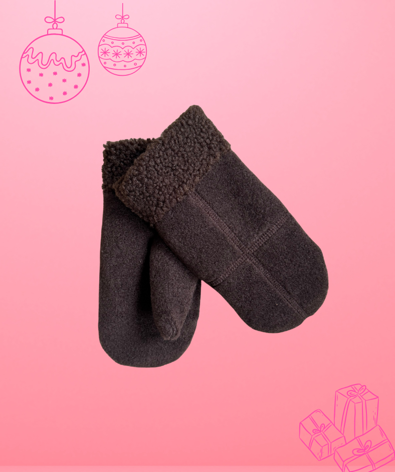 Fausthandschuhe Teddy "Braun"