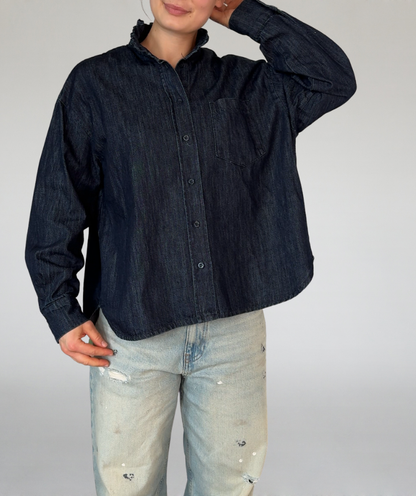 Jeansbluse / Denimhemd