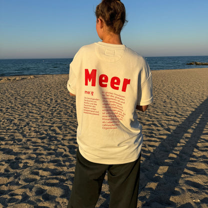Sweatshirt T-Shirt Creme "Meer"