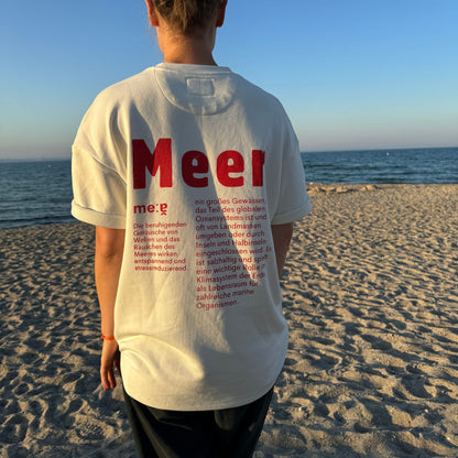 Sweatshirt T-Shirt Creme "Meer"