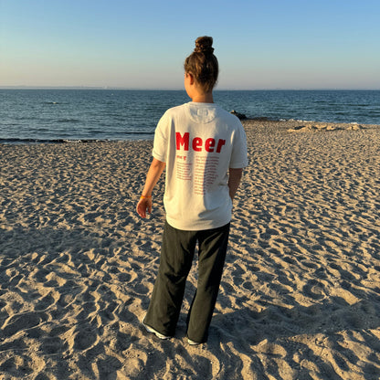 Sweatshirt T-Shirt Creme "Meer"