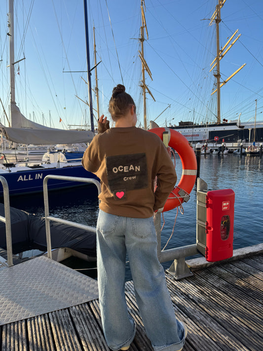 Sweatshirt Braun "Ocean Crew"