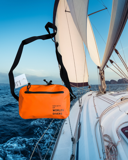 Wasserdichte Crossbodybag "Orange"
