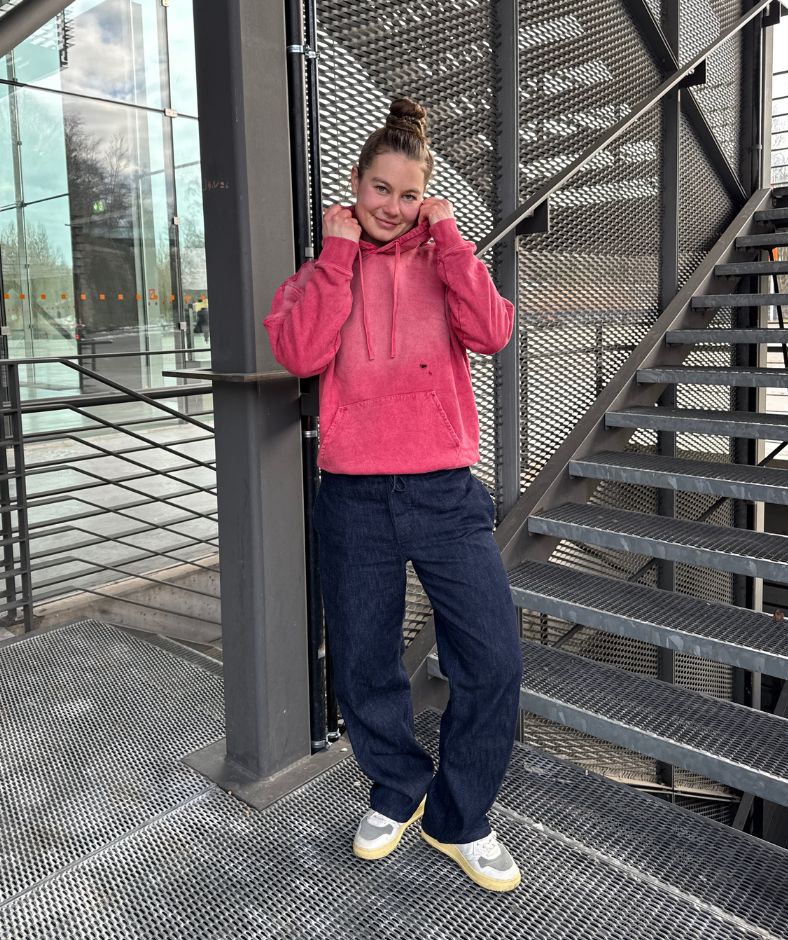 Hoodie Rot "Vintage Style“