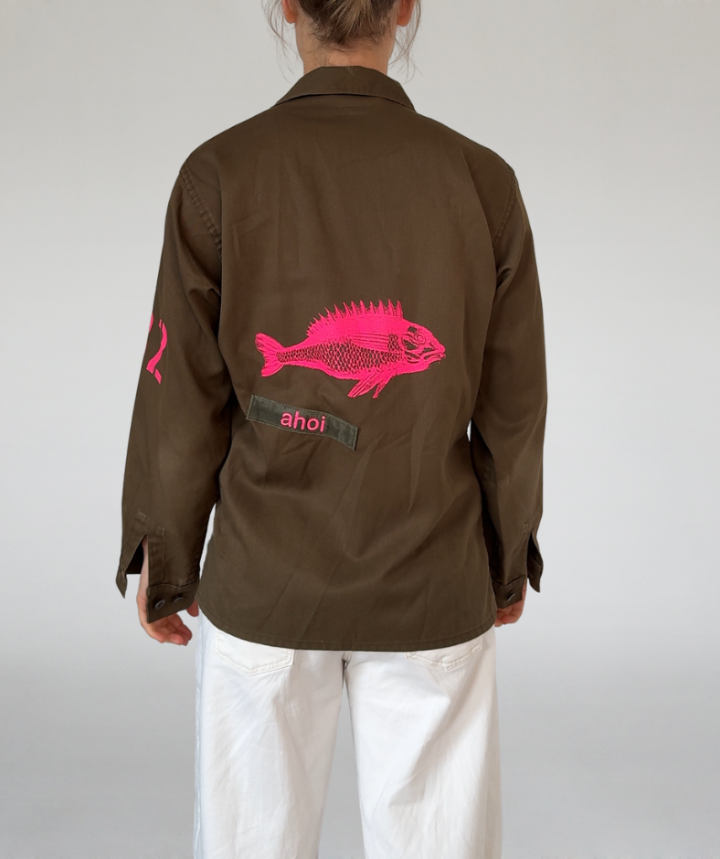 Overshirt braun "ahoi"