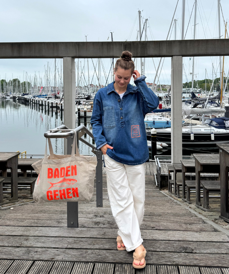 Denimhemd / Overshirt "Eingenordet"