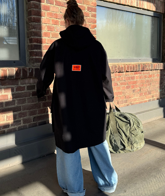 Parka Schwarz "salty lifesytle"