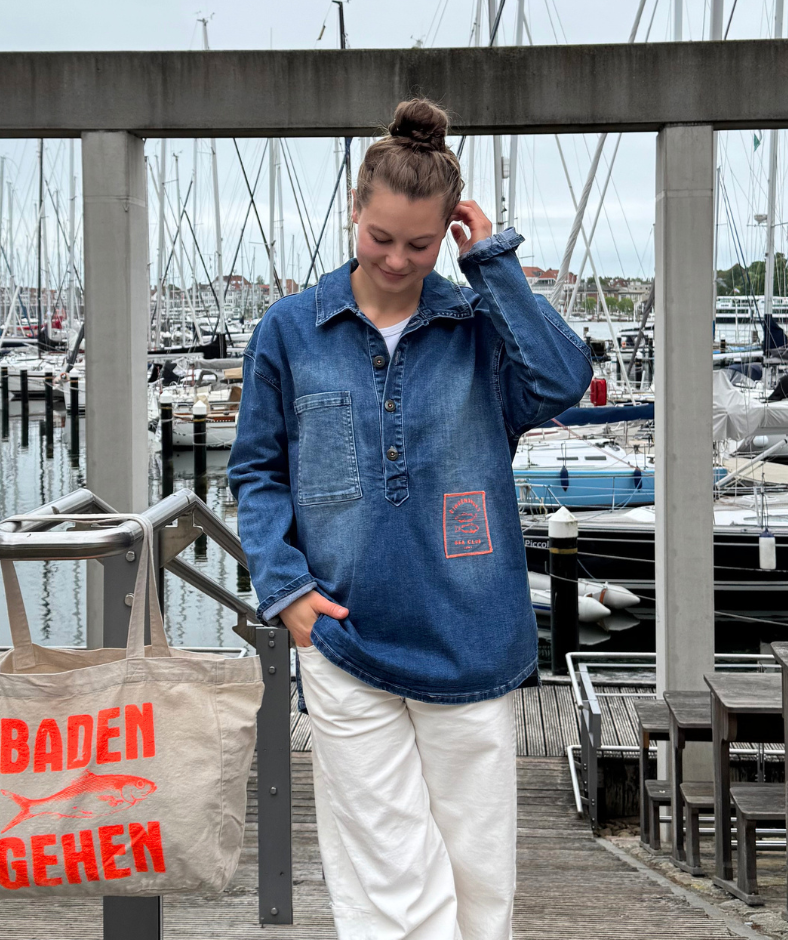Denimhemd / Overshirt "Eingenordet"