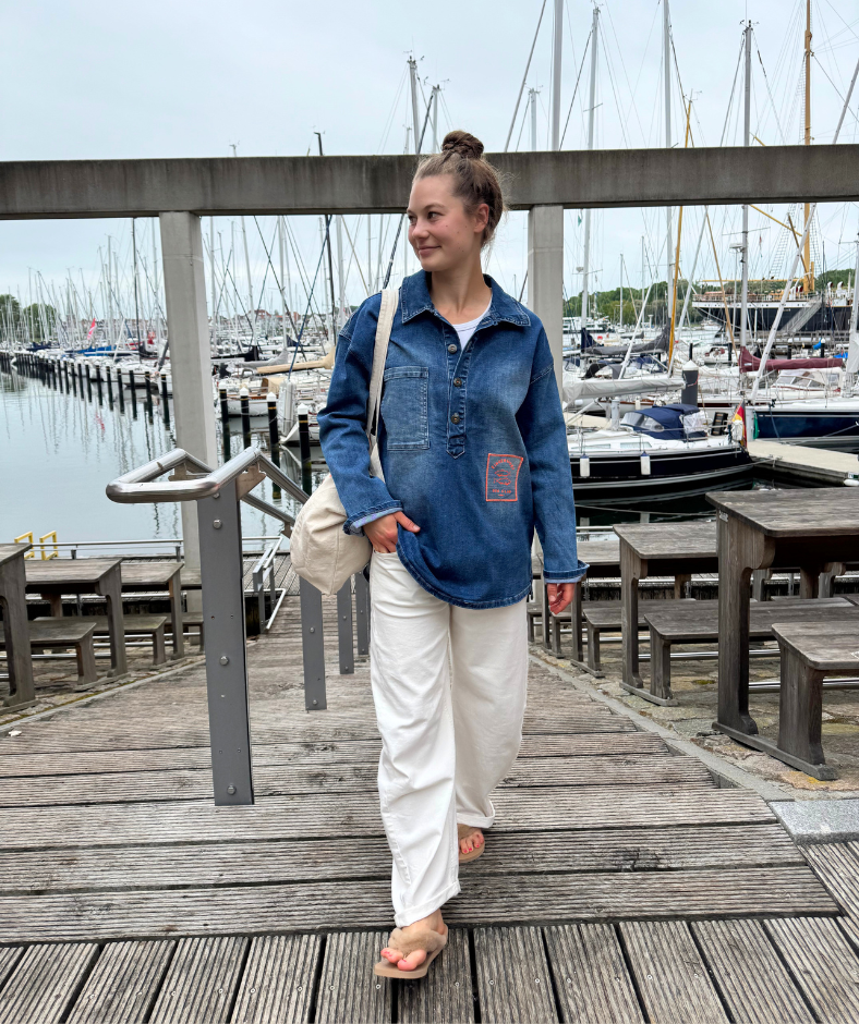 Denimhemd / Overshirt "Eingenordet"