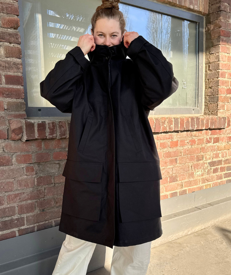 Parka Schwarz "uni"