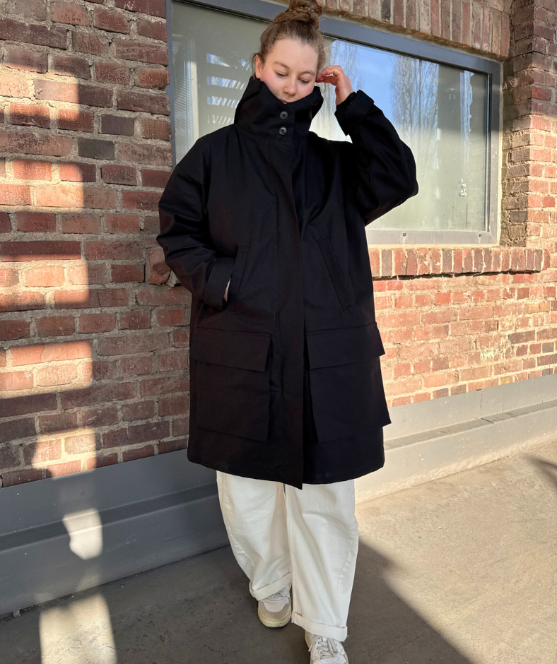 Parka Schwarz "uni"