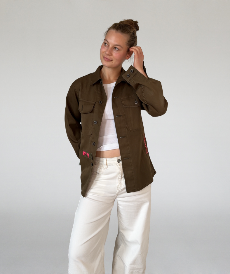 Overshirt braun "ahoi"