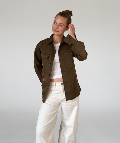 Overshirt braun "ahoi"