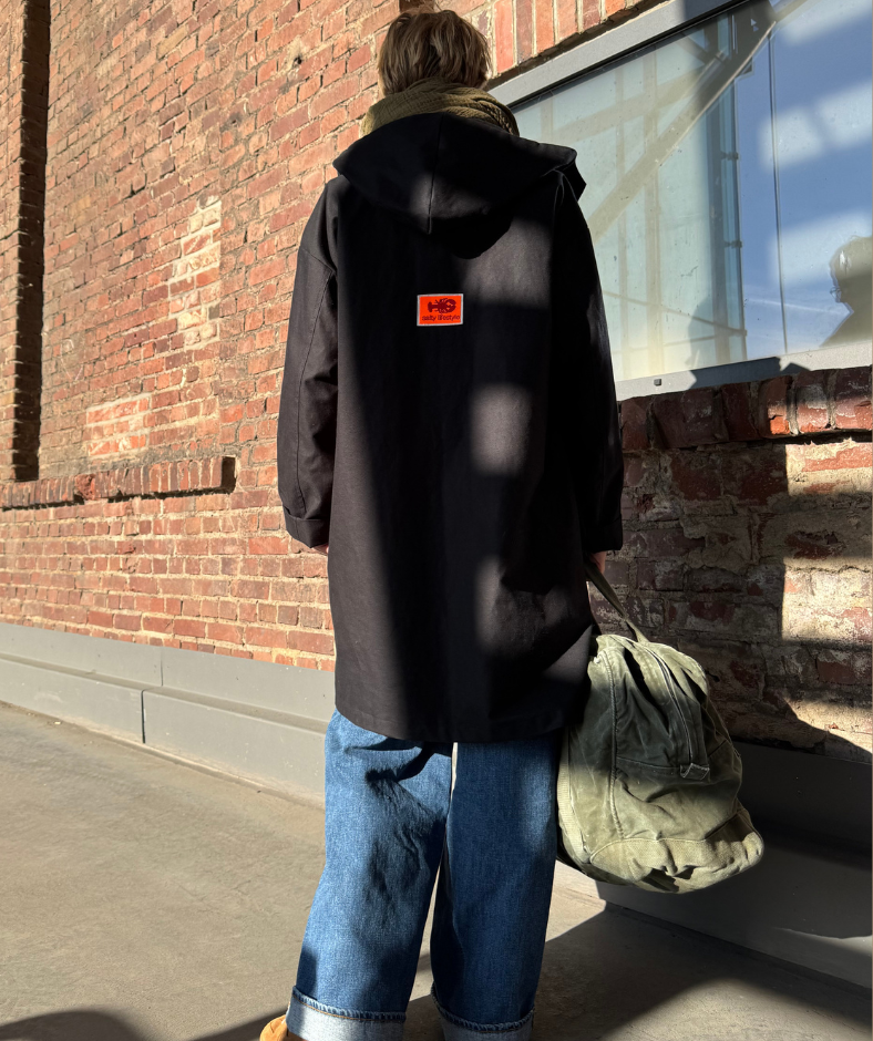 Parka Schwarz "salty lifesytle"