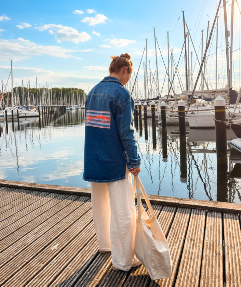 Denimhemd / Overshirt "Eingenordet"