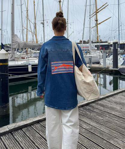 Denimhemd / Overshirt "Eingenordet"