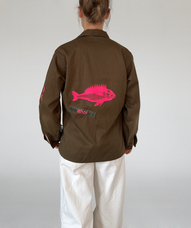 Overshirt braun "ahoi"