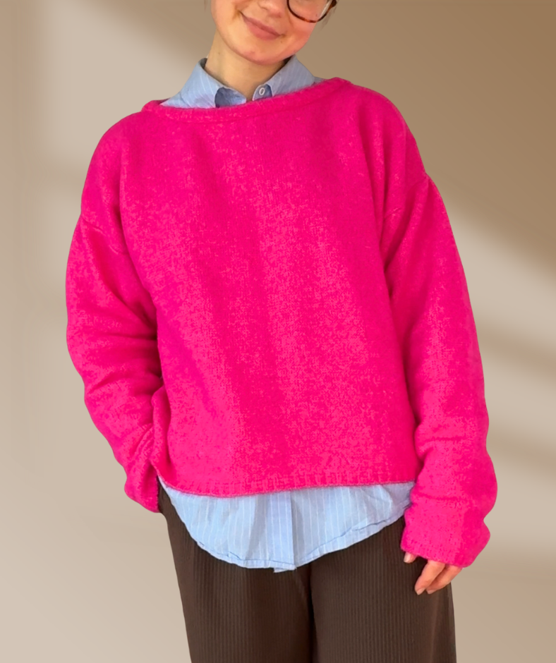 Strickpullover "Pink"