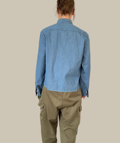 Jeanshemd "salty lifestyle"