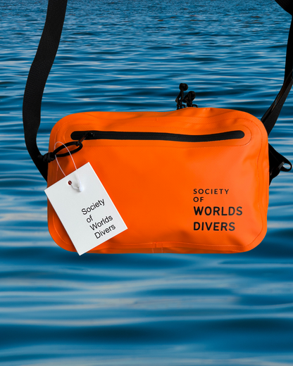 Wasserdichte Crossbodybag "Orange"