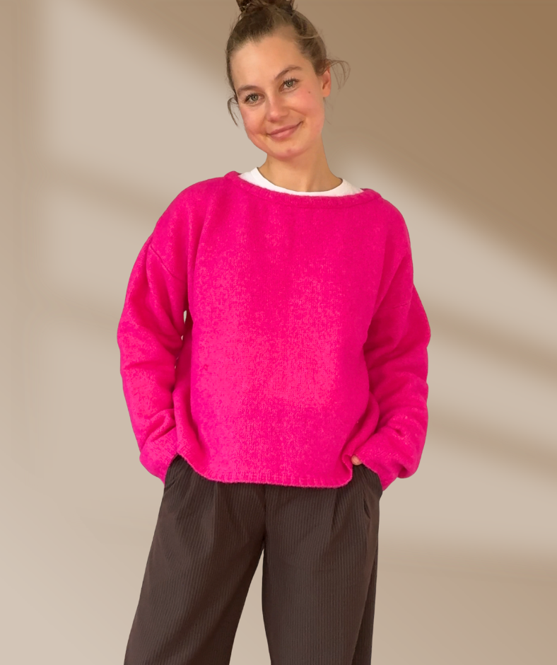 Strickpullover "Pink"